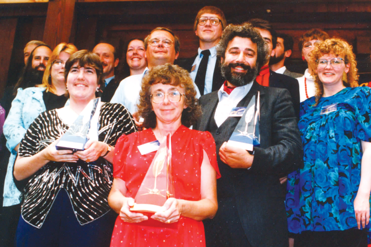 Winners and judges from 1988