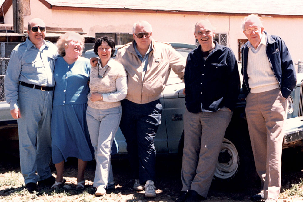 Frederik Pohl at the 1986 Taos Workshop