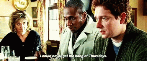i could never get the hang thursdays